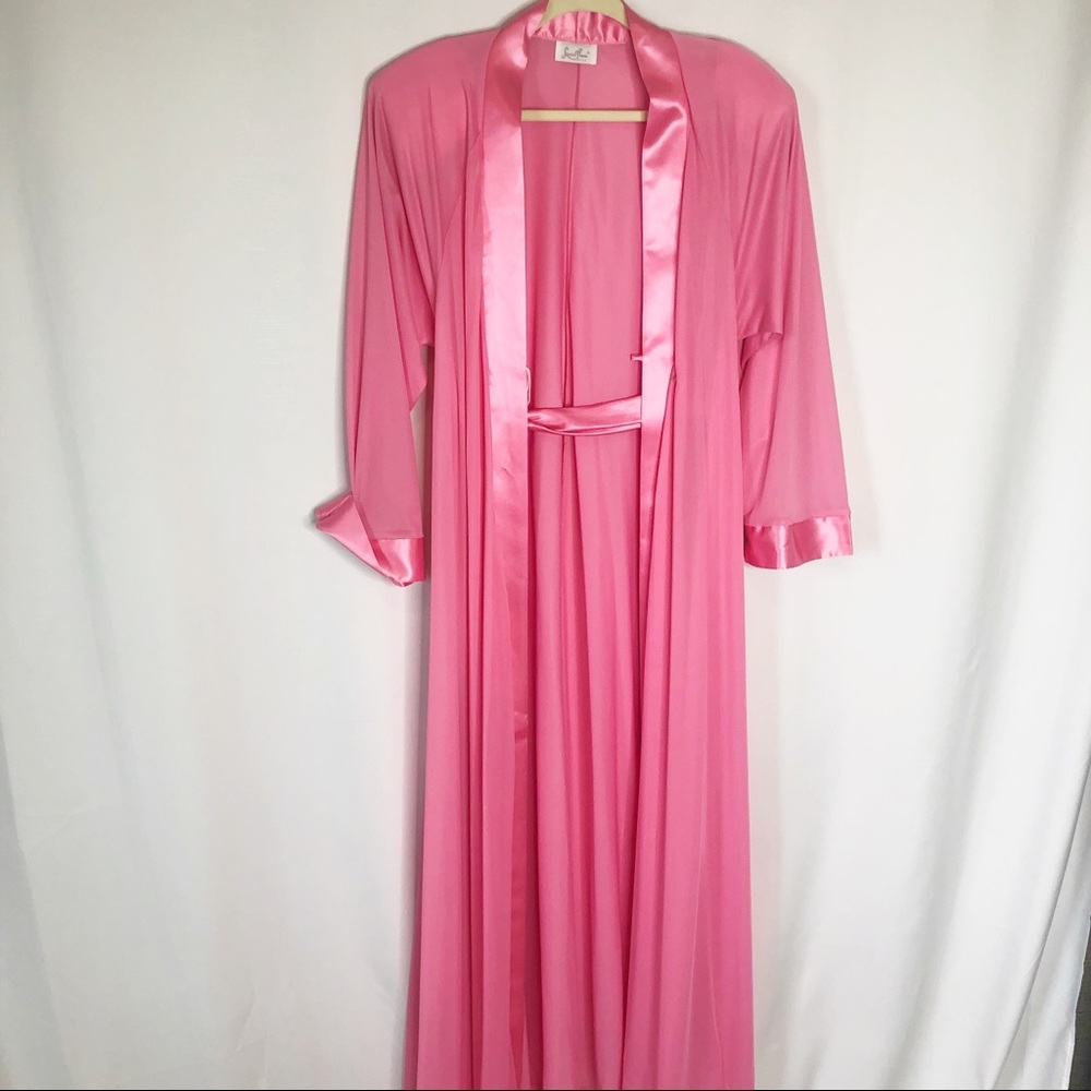 Vintage Lucie Ann Long Wrap Robe Petite Dressing